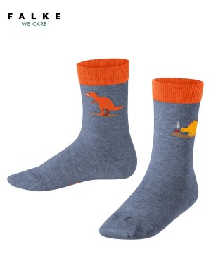 Falke Dinosaurs Socks Sokken Kinderen Blauw | OZV-286573