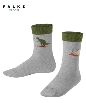 Falke Dinosaurs Socks Sokken Kinderen Grijs | OZI-374189