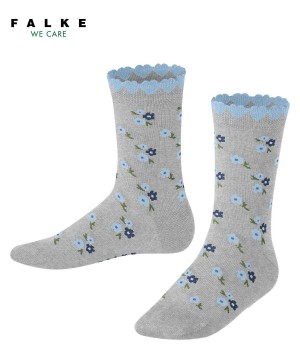 Falke Ditsy Flowers Socks Sokken Kinderen Grijs | LWY-549376