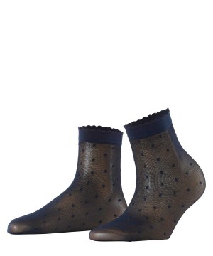 Falke Dot 15 DEN Ankle socks Sokken Dames Blauw | YJD-214387