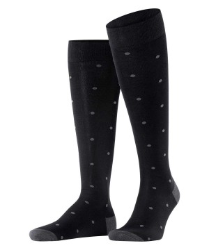 Falke Dot Knee-high Socks Sokken Heren Grijs | JUM-786194