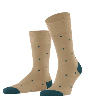 Falke Dot Socks Sokken Heren Beige | ANH-567320