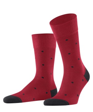 Falke Dot Socks Sokken Heren Rood | SCU-265130