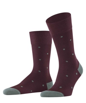 Falke Dot Socks Sokken Heren Rood | XQL-517932