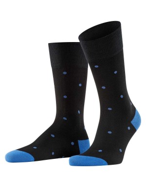 Falke Dot Socks Sokken Heren Zwart | WRN-057861