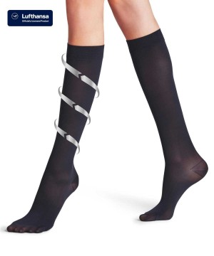 Falke Energize 50 DEN Knee-high Socks Sokken Dames Blauw | HQA-534792