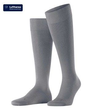 Falke Energizing Cotton Knee-high Socks Sokken Heren Grijs | OKQ-705918