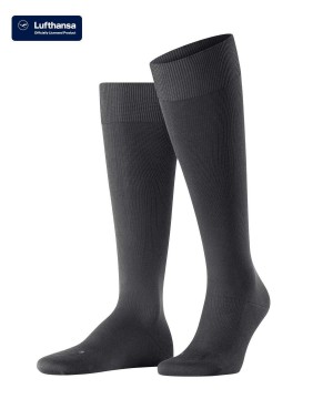 Falke Energizing Cotton Knee-high Socks Sokken Heren Grijs | XKR-728905