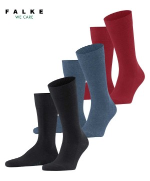 Falke Family 3-Pack Socks Sokken Heren Multicolored | UWF-690753