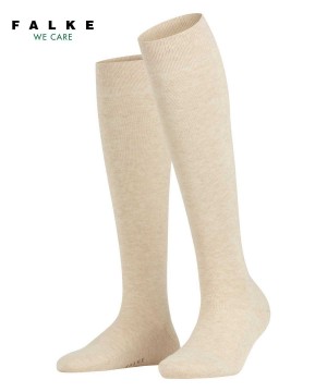 Falke Family Knee-high Socks Sokken Dames Beige | KZJ-432605