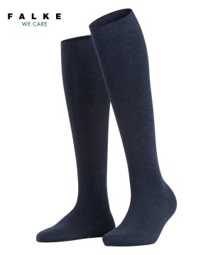 Falke Family Knee-high Socks Sokken Dames Blauw | NVJ-389215