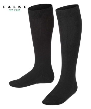 Falke Family Knee-high Socks Sokken Kinderen Zwart | VQN-976803