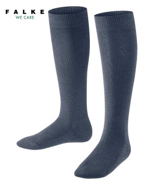 Falke Family Knee-high Socks Sokken Kinderen Blauw | ZDK-061872