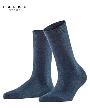 Falke Family Socks Sokken Dames Blauw | QDB-691247