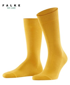 Falke Family Socks Sokken Heren Geel | TSM-178054