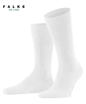 Falke Family Socks Sokken Heren Wit | QLH-560841