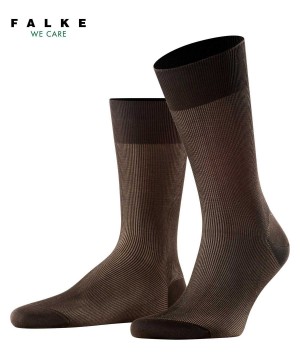 Falke Fine Shadow Socks Sokken Heren Bruin | HUZ-186594