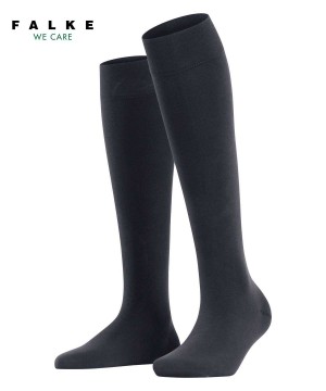 Falke Fine Softness 50 DEN Knee-high Socks Sokken Dames Blauw | INZ-490831