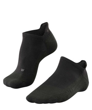 Falke GO2 Invisible Golf Invisibles No Show Socks Heren Zwart | NXD-925637