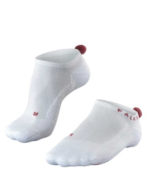 Falke GO2 Pompom Golf Invisibles Sports Socks Dames Wit | NXH-721045