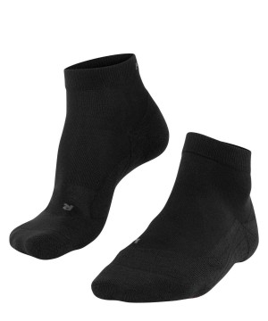 Falke GO2 Short Golf Short sock Sports Socks Dames Zwart | NTK-752814