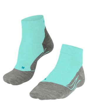 Falke GO2 Short Golf Short sock Sports Socks Dames Blauw | XSR-502347