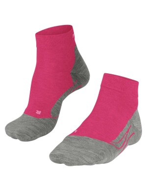 Falke GO2 Short Golf Short sock Sports Socks Dames Rood | JWA-025791