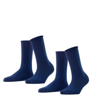 Falke Happy 2-Pack Socks Sokken Dames Blauw | HPN-812306