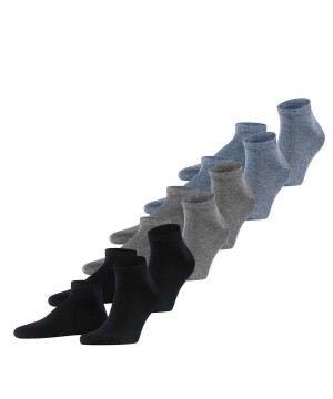 Falke Happy 6-Pack Sneaker socks Sokken Heren Multicolored | AUL-023649