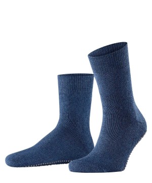 Falke Homepads House socks Sokken Heren Blauw | VOX-430268