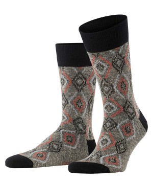 Falke Ikat Spell Socks Sokken Heren Zwart | GBK-372186