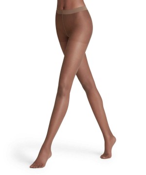 Falke Invisible Deluxe 8 DEN Tights Tights Dames Bruin | SOH-816972