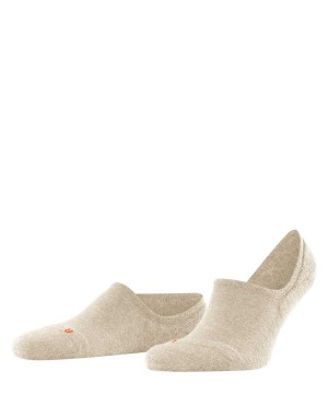 Falke Keep Warm Invisibles No Show Socks Dames Beige | WSJ-702948