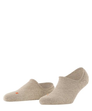 Falke Keep Warm Invisibles No Show Socks Dames Beige | JCM-623517