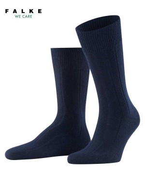 Falke Lhasa Rib Socks Sokken Heren Blauw | HCY-208934