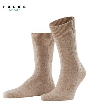 Falke Lhasa Rib Socks Sokken Heren Bruin | CMY-179480