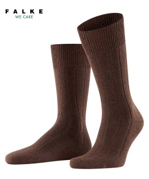 Falke Lhasa Rib Socks Sokken Heren Bruin | NOB-319057