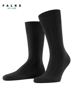 Falke Lhasa Rib Socks Sokken Heren Zwart | GQO-509314