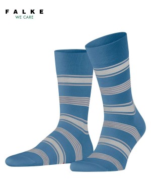 Falke Marina Stripe Socks Sokken Heren Blauw | BMC-928364