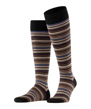 Falke Microblock Knee-high Socks Sokken Heren Grijs | PKR-714320