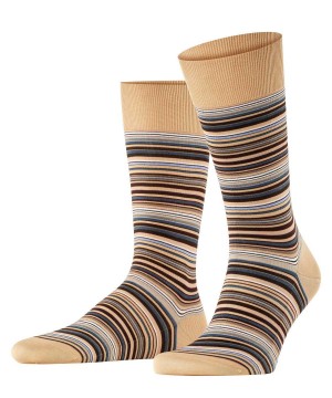 Falke Microblock Socks Sokken Heren Beige | AVU-980647