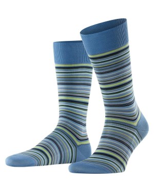 Falke Microblock Socks Sokken Heren Blauw | DYF-876902