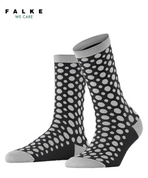 Falke Mirage Dot Socks Sokken Dames Zwart | NTJ-150849