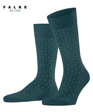 Falke Polished Dot Socks Sokken Heren Groen | VPL-253784