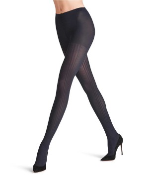 Falke Prime Rib 60 DEN Tights Tights Dames Blauw | VYQ-851369