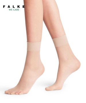 Falke Pure Matt 20 DEN Ankle socks Sokken Dames Beige | ADN-426709