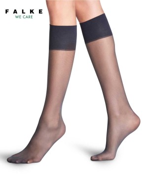 Falke Pure Matt 20 DEN Knee-high Socks Sokken Dames Grijs | UYS-059267