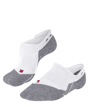 Falke RU3 Comfort Invisible Running Invisibles Sports Socks Dames Wit | KBI-064892