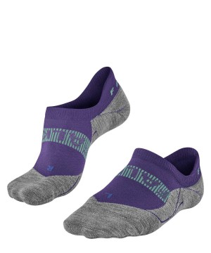 Falke RU4 Endurance Cool Invisible Running Invisibles Sports Socks Dames Paars | HLO-315478