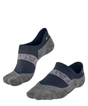 Falke RU4 Endurance Cool Invisible Running Invisibles No Show Socks Heren Blauw | UQF-182943